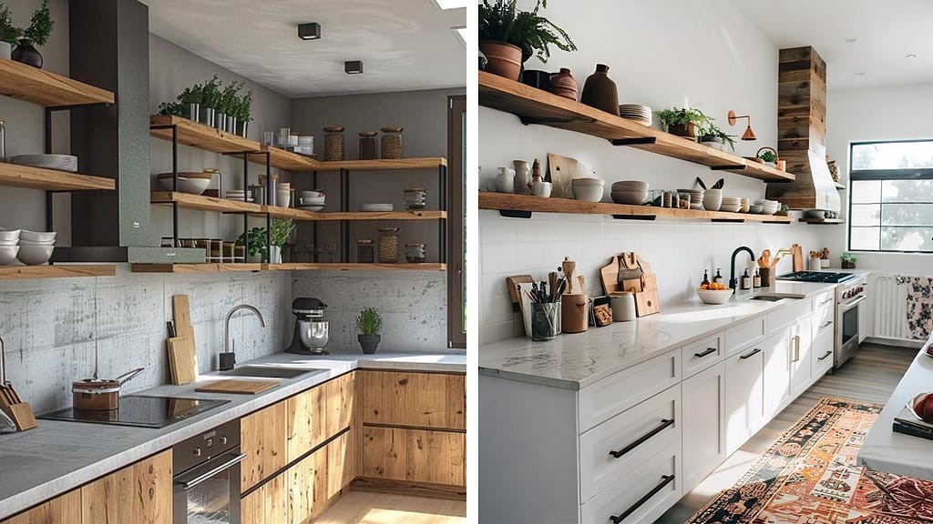 Open Shelving Kitchen