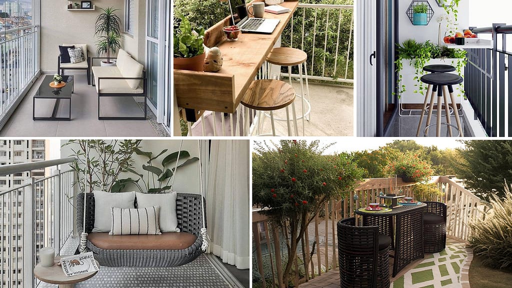 Multifunctional Furniture in Balcony