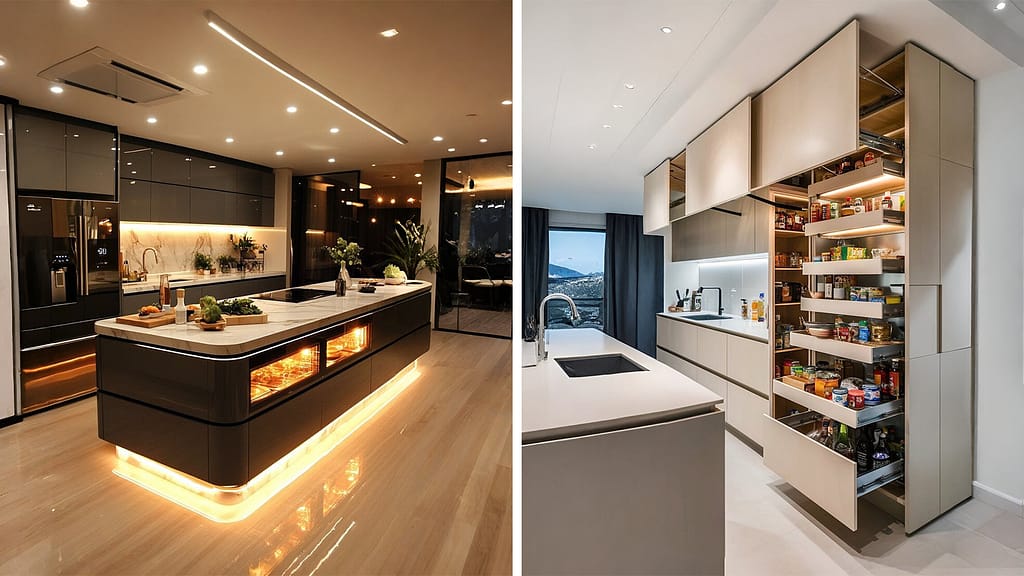 Hi-Tech Kitchen Design