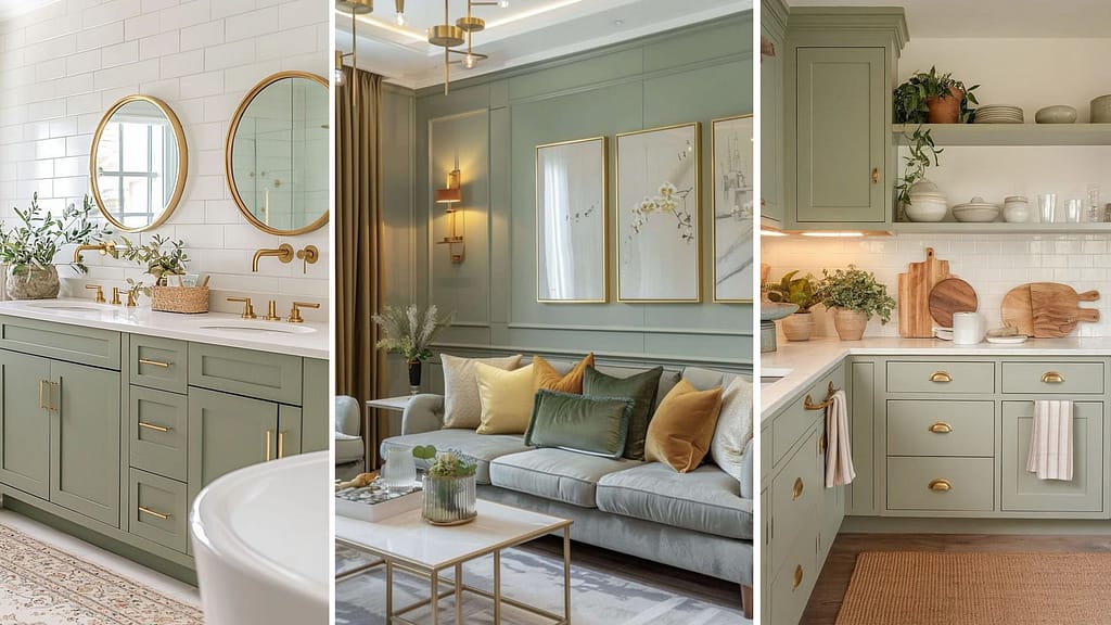 Sage Green Color Combination for Walls