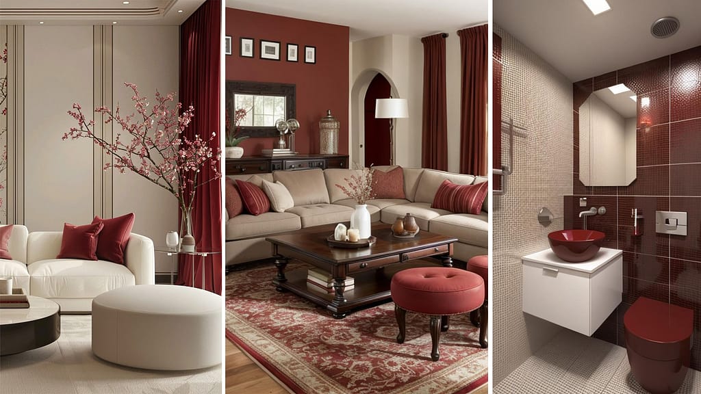 Red Wall Color Combination