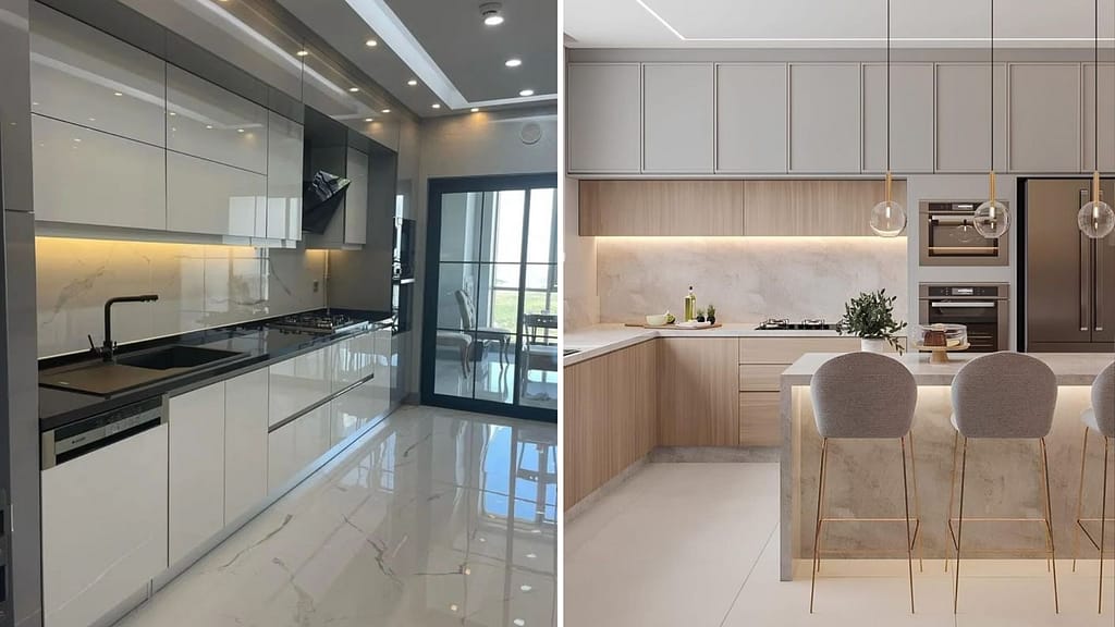 White Color Kitchen Design