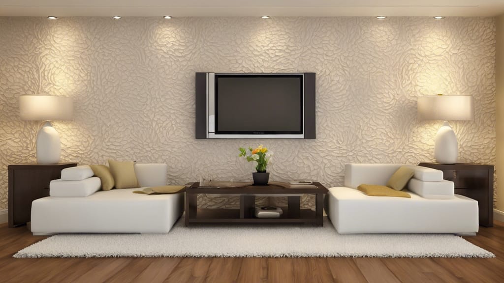 Textured Wall Paint for Living Room