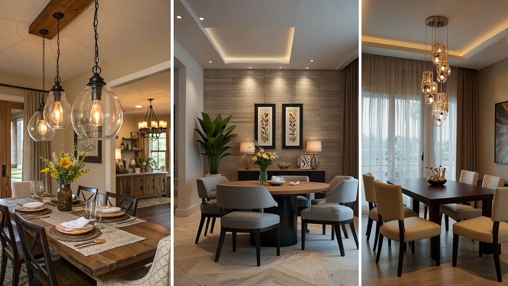 Modern dining area lighting ideas for stylish home décor