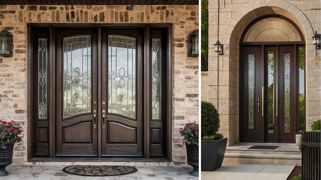 Frosted Designer Glass Gate for Home