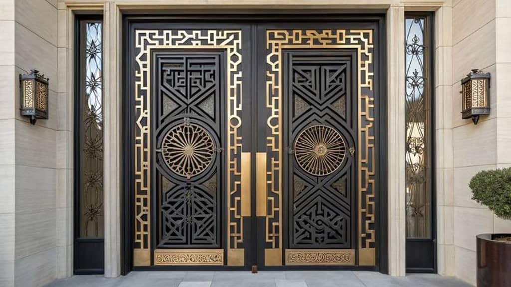 Brass Main Door Design for Home