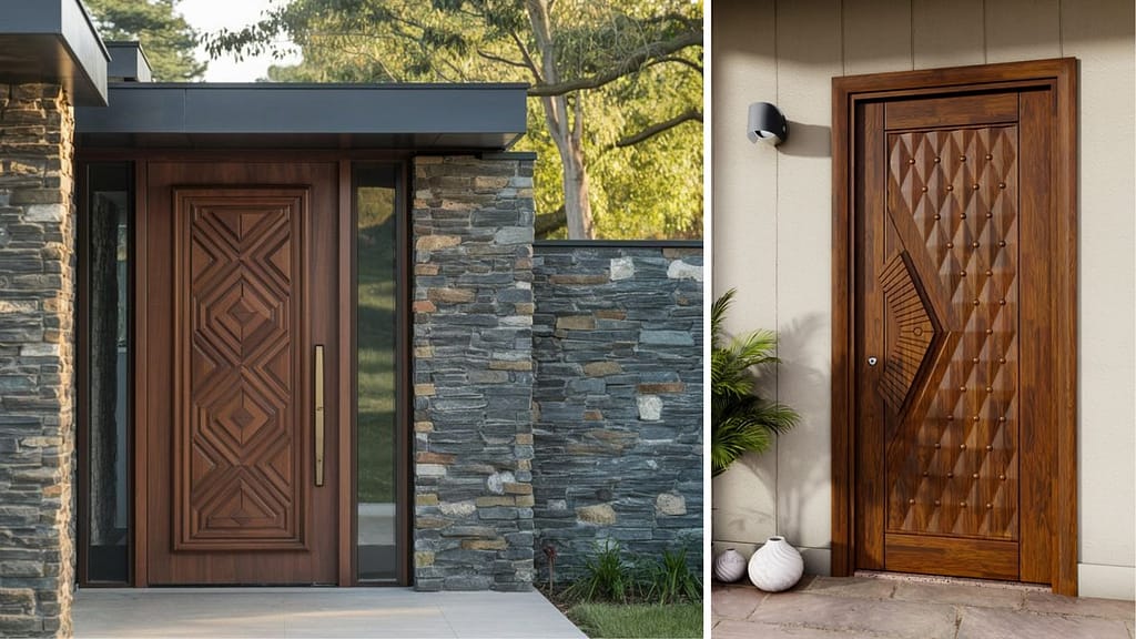 Wooden Carved Main Door Design