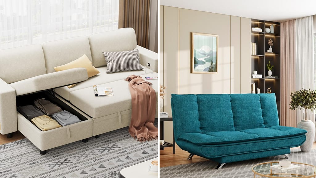 Modern Modular Bedroom Sofa Setup