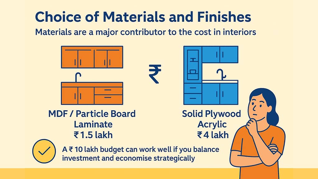 INterior Design Cost MDF vs Plywood
