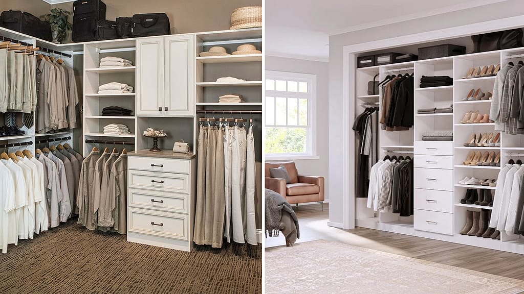 Custom Closet Wardrobe Design for Small Bedroom Design