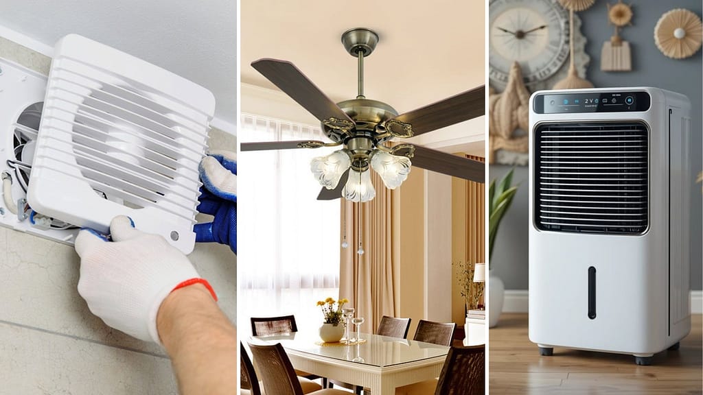 Fans, Exhaust, and Air Cooler Cleaning for Diwali Festival