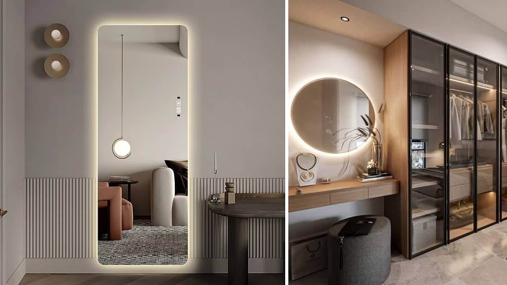 Mirror On The Wall for Small Apartments Design