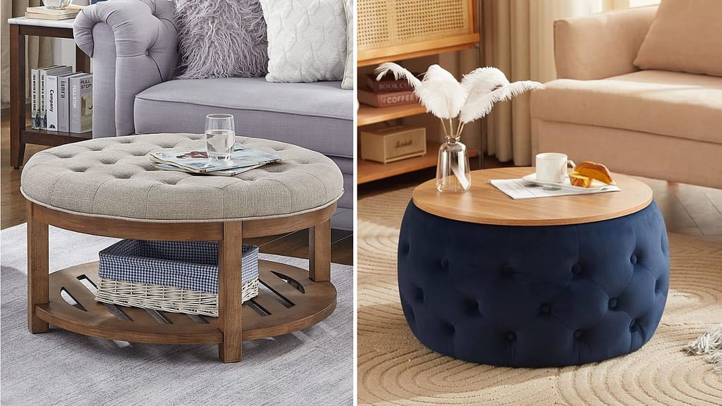 Designer Ottoman Coffee Table