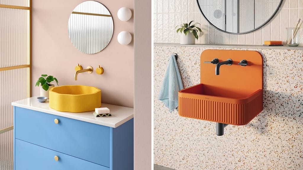Stylish Sculptural Concrete Basin Sink Design