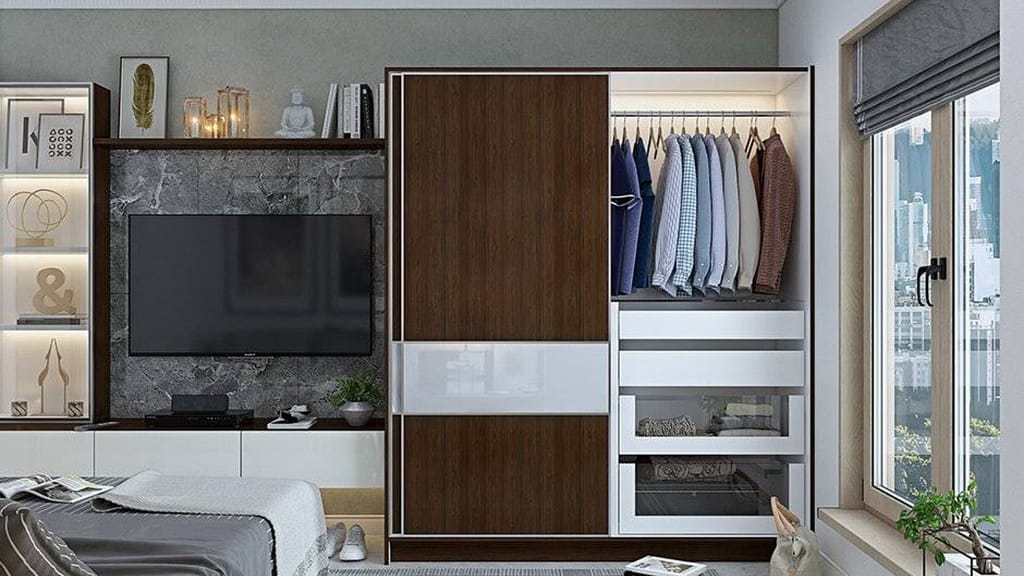 Sliding Wardrobe Designs for Small Bedroom