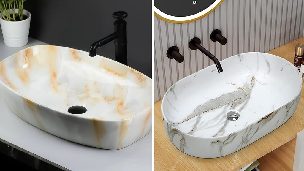 Elegant Translucent Stone Basin Design for Modern Bathrooms