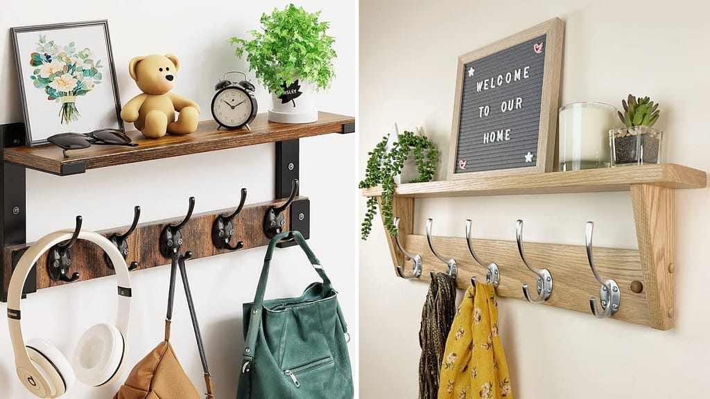Wall-Mounted Hooks for Modern Home Design