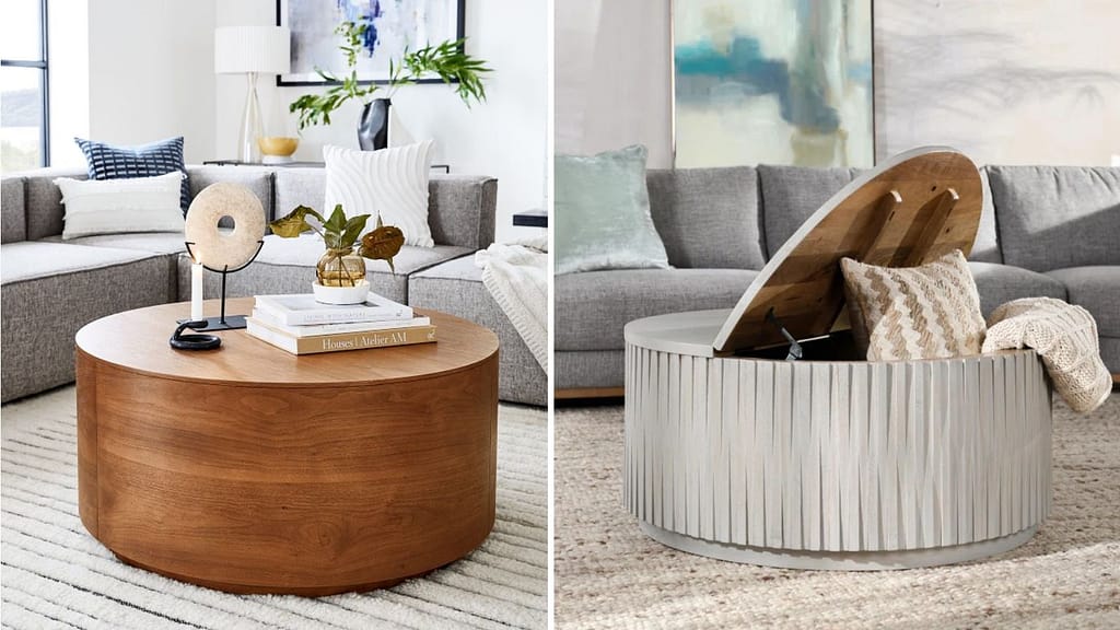 Designer Drum Coffee Table