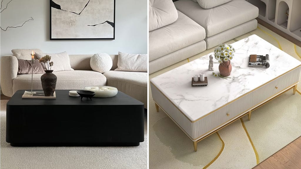 Rectangular Coffee Table Design