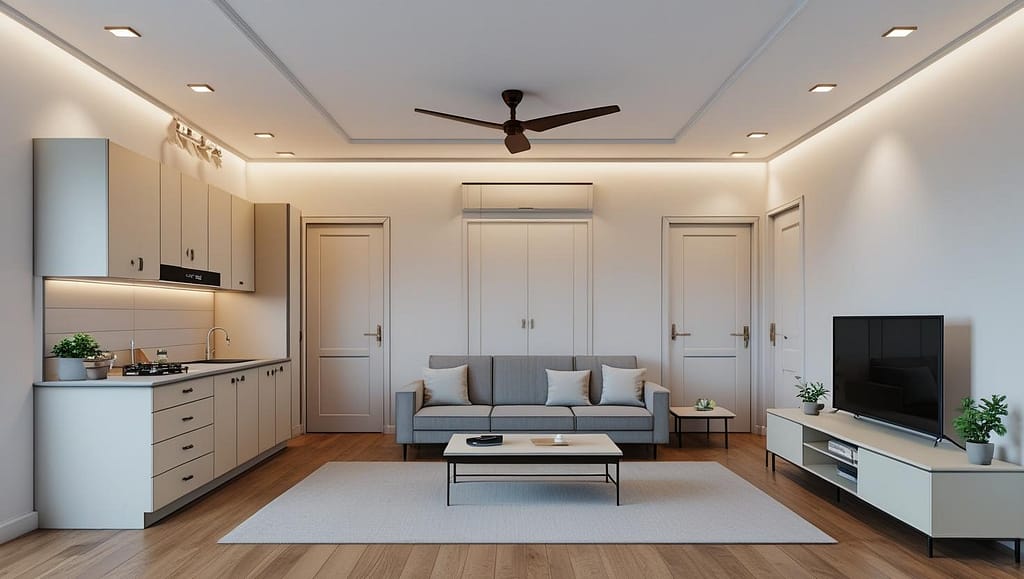 3 BHK Home Interior Estimate Cost in India