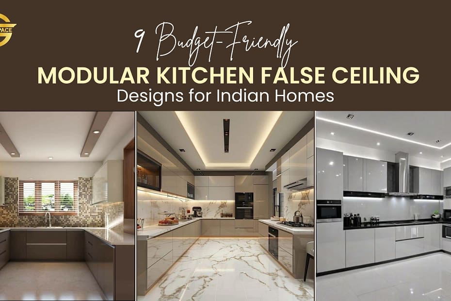 Modular kitchen false ceiling designs ideas