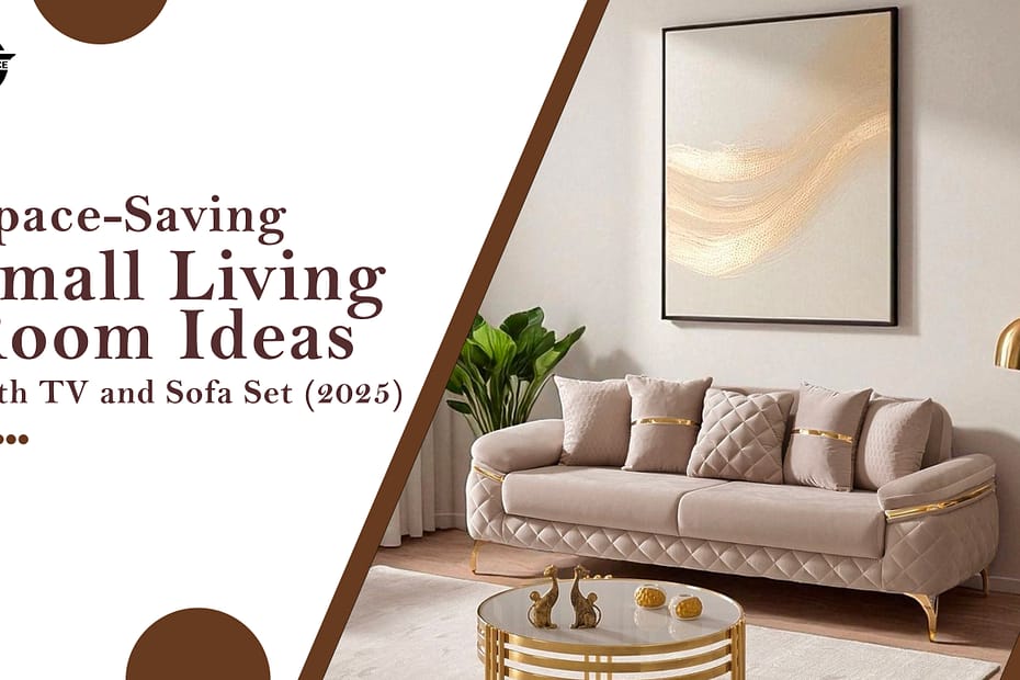 Small Living Room Ideas with TV and Sofa Set